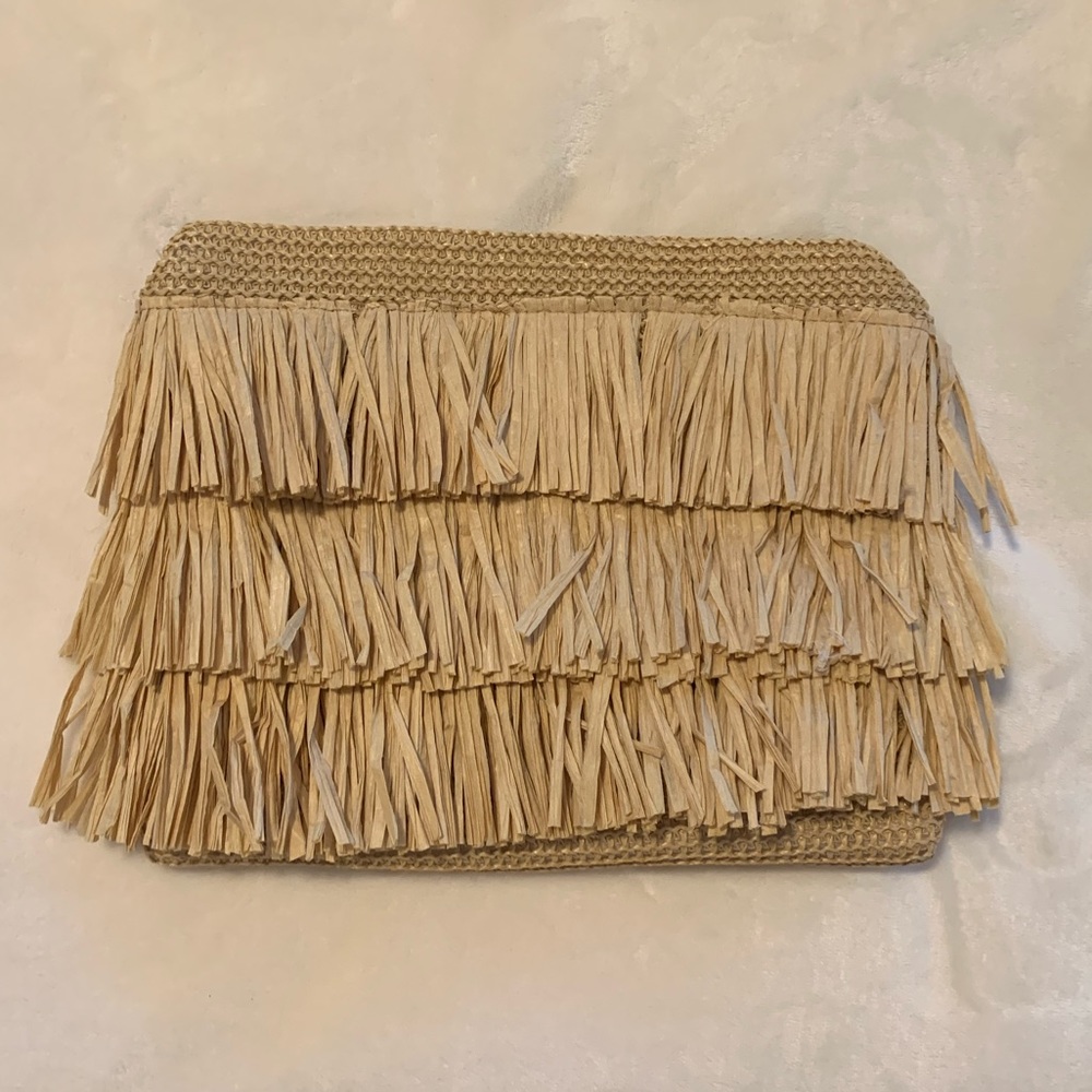 Cute tan clutch